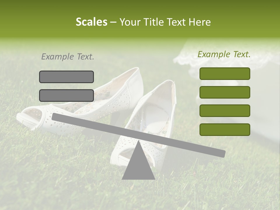 Roses Girl White PowerPoint Template