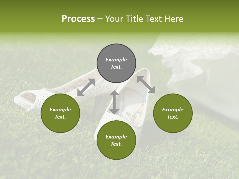 Roses Girl White PowerPoint Template