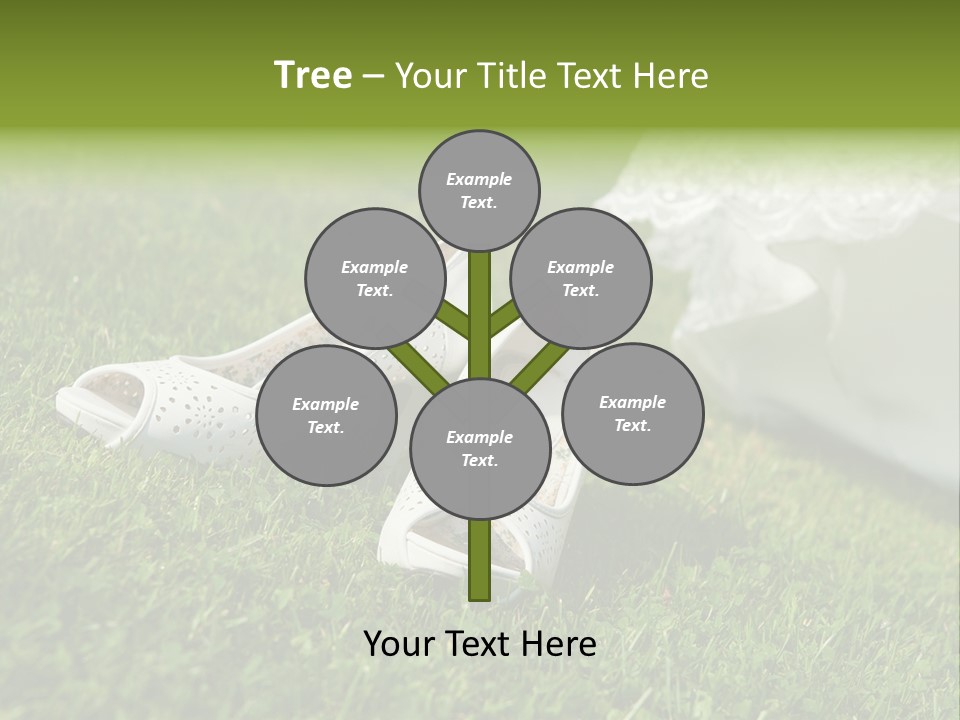 Roses Girl White PowerPoint Template