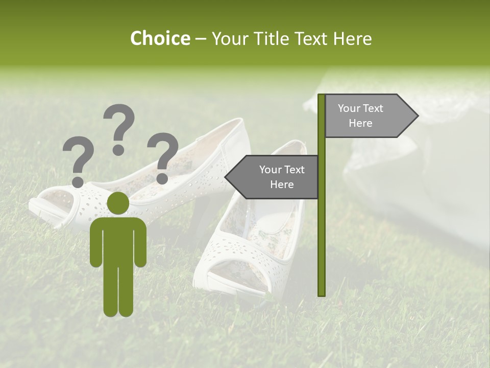 Roses Girl White PowerPoint Template