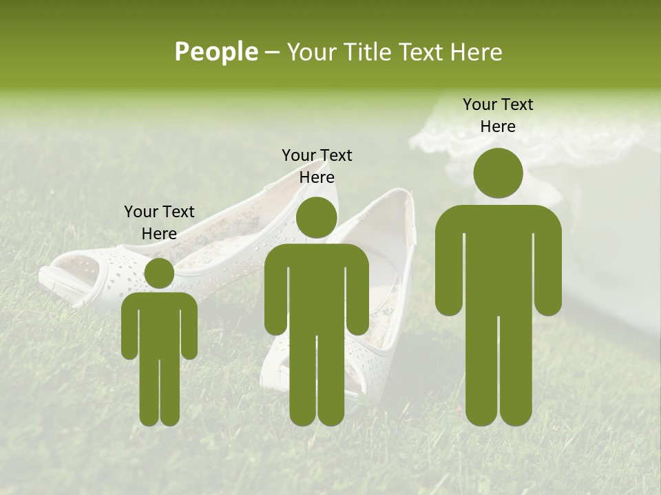 Roses Girl White PowerPoint Template