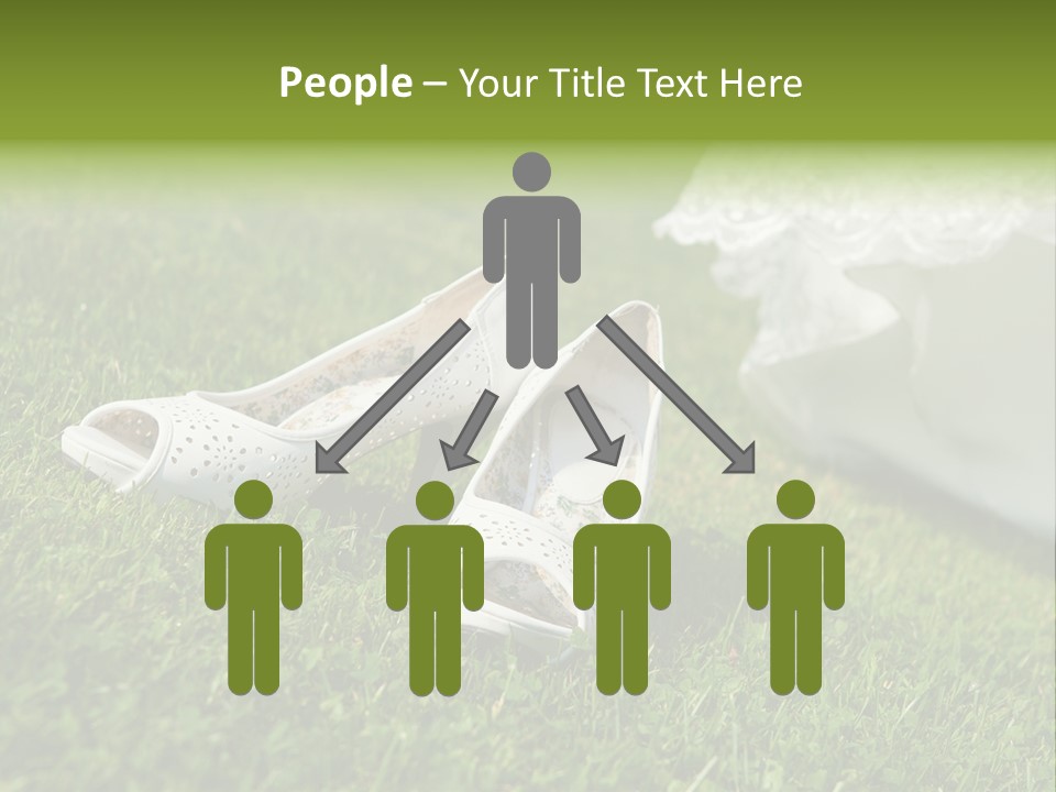 Roses Girl White PowerPoint Template