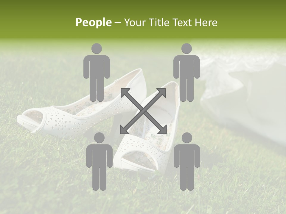 Roses Girl White PowerPoint Template