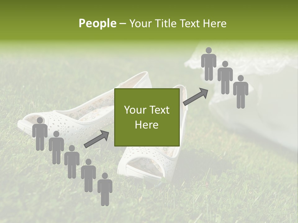 Roses Girl White PowerPoint Template