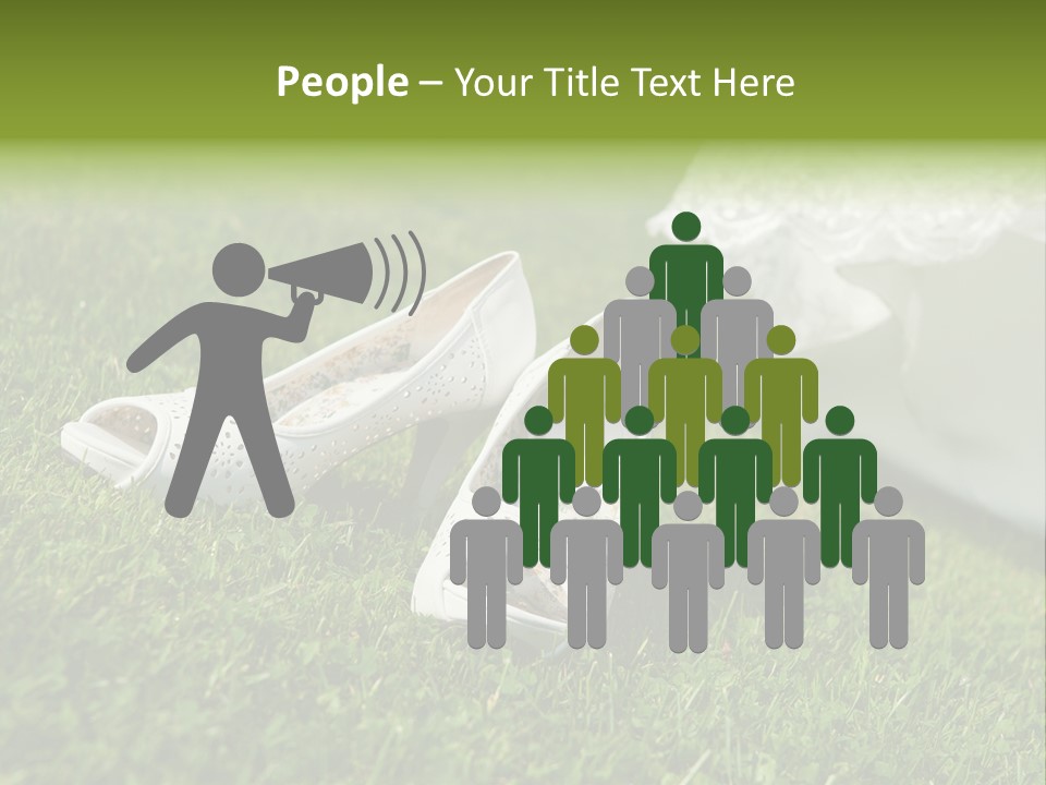 Roses Girl White PowerPoint Template