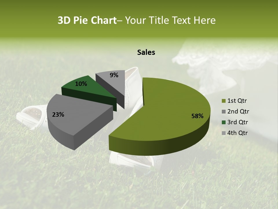 Roses Girl White PowerPoint Template