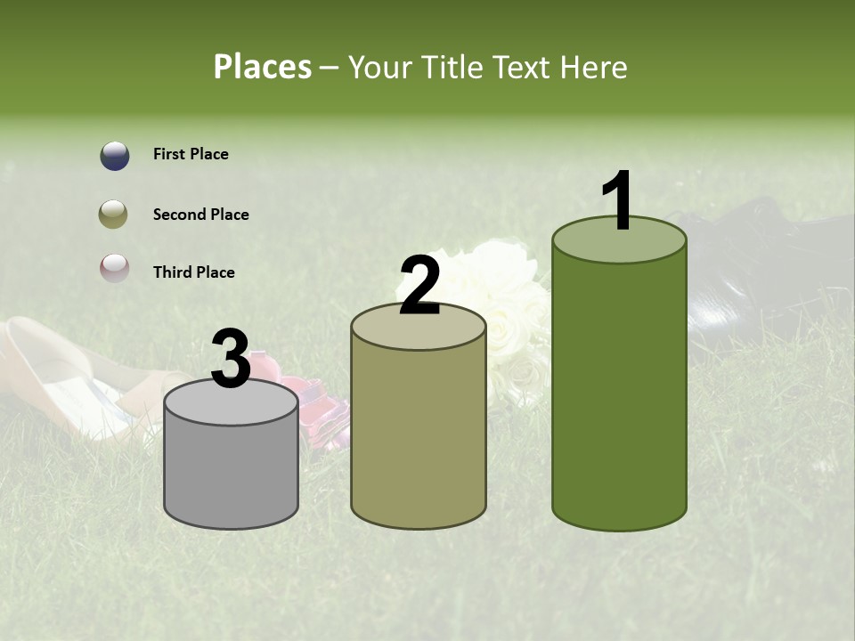 Blumen Hochzeitstraus Liebe PowerPoint Template