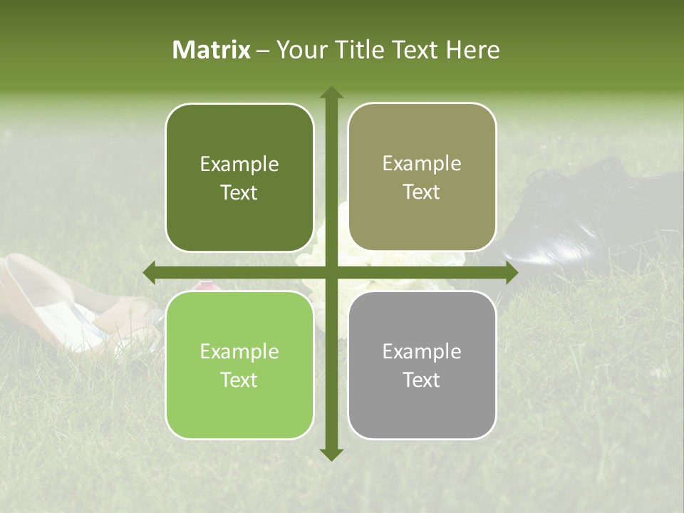 Blumen Hochzeitstraus Liebe PowerPoint Template