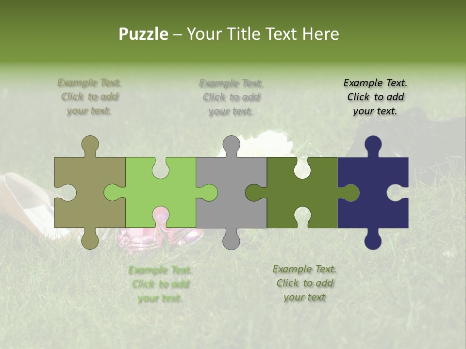 Blumen Hochzeitstraus Liebe PowerPoint Template