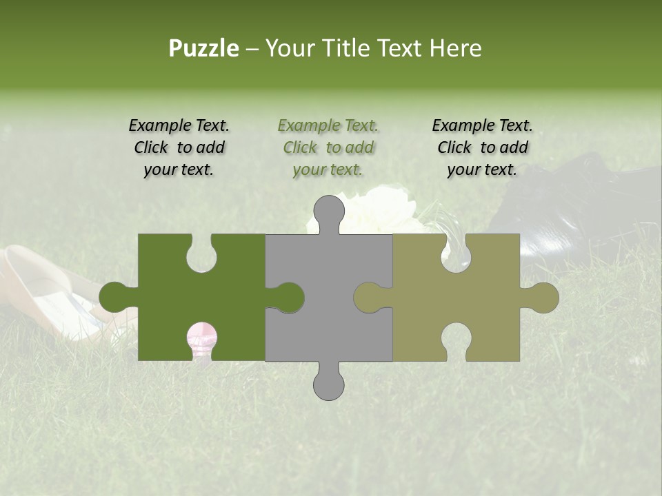 Blumen Hochzeitstraus Liebe PowerPoint Template