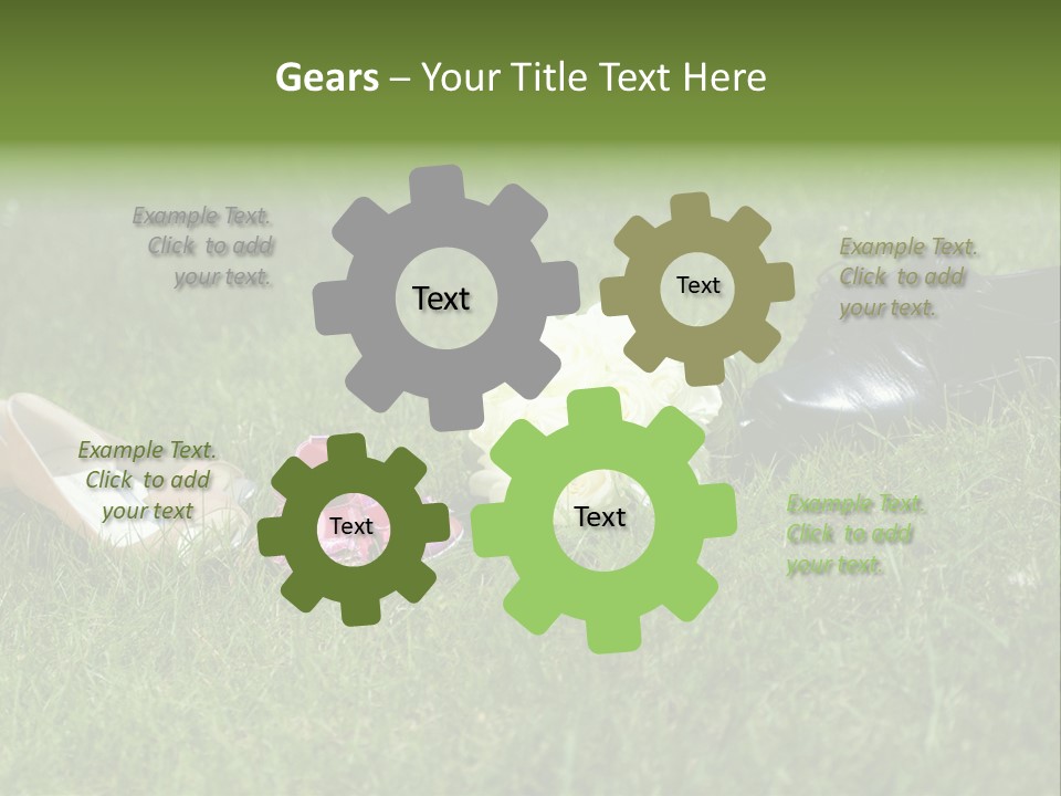 Blumen Hochzeitstraus Liebe PowerPoint Template