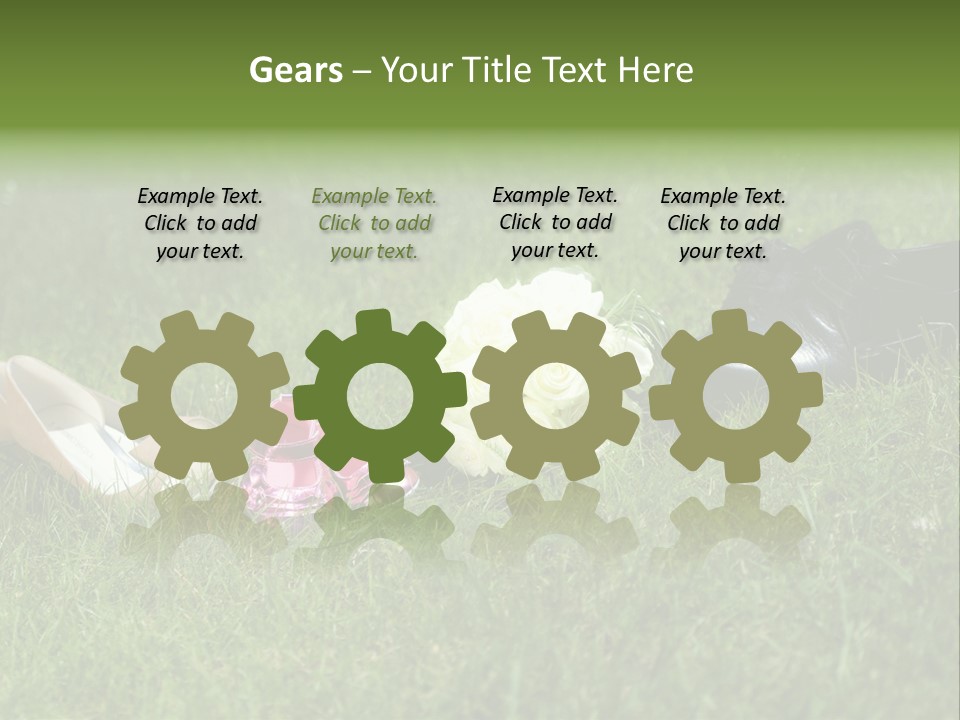 Blumen Hochzeitstraus Liebe PowerPoint Template