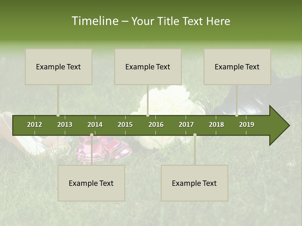 Blumen Hochzeitstraus Liebe PowerPoint Template