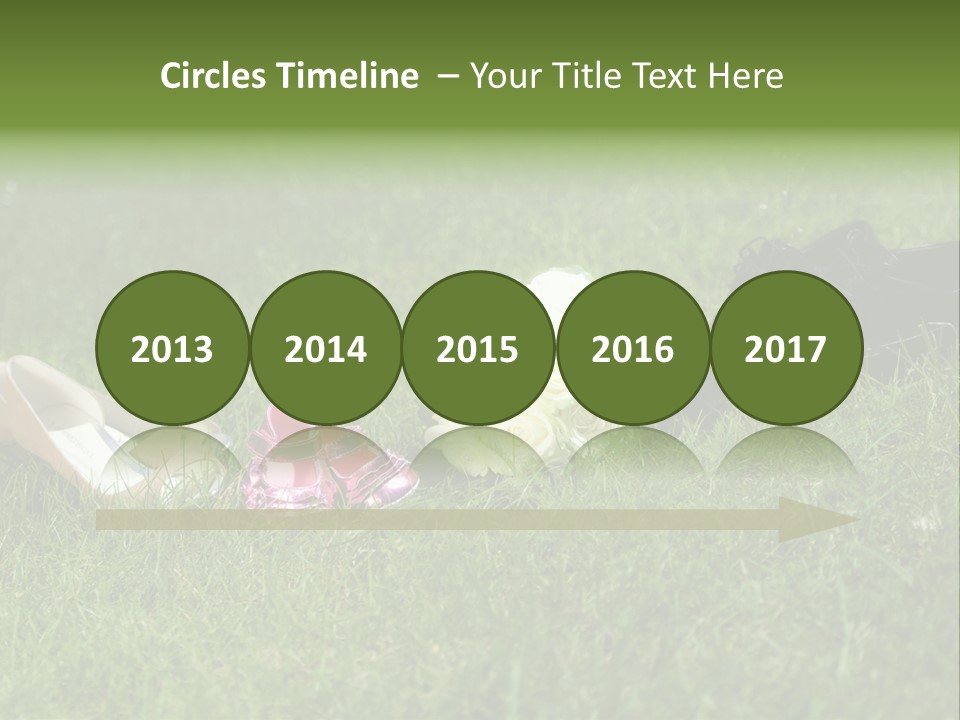 Blumen Hochzeitstraus Liebe PowerPoint Template