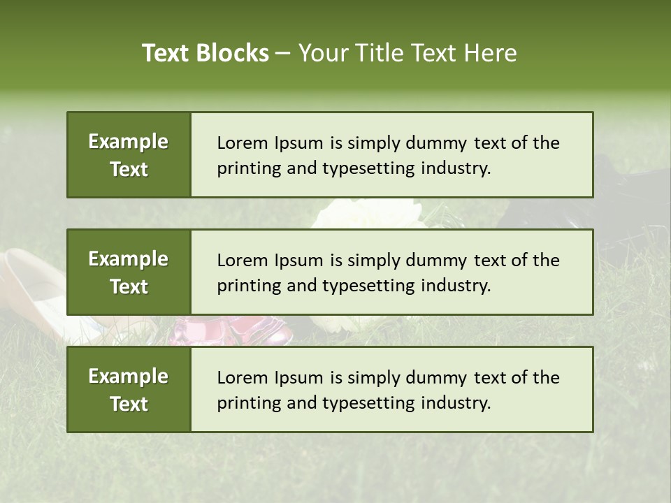 Blumen Hochzeitstraus Liebe PowerPoint Template