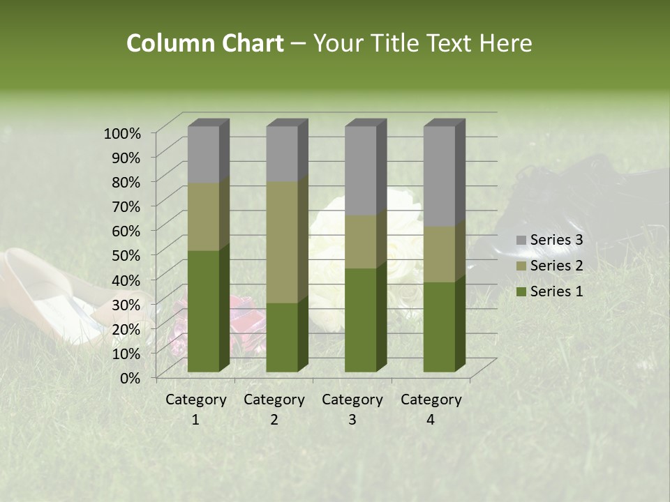Blumen Hochzeitstraus Liebe PowerPoint Template