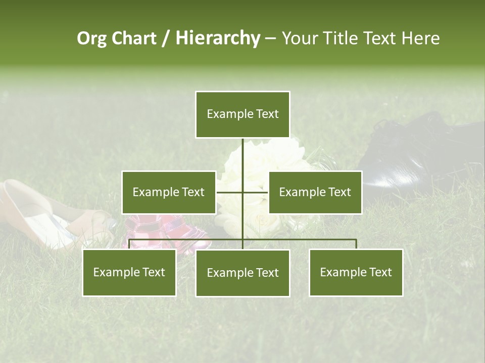 Blumen Hochzeitstraus Liebe PowerPoint Template