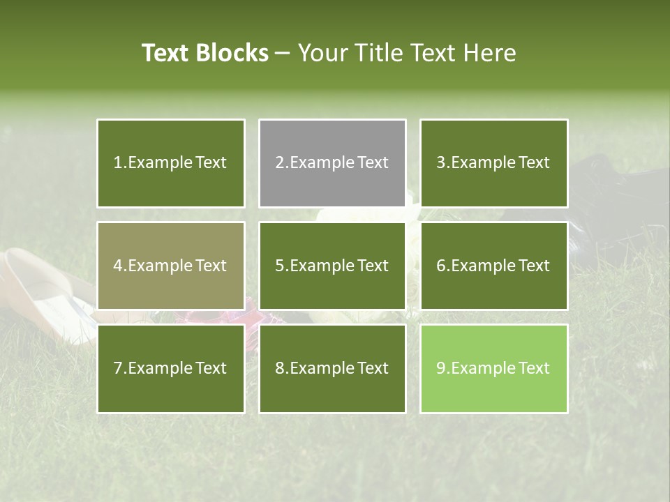 Blumen Hochzeitstraus Liebe PowerPoint Template