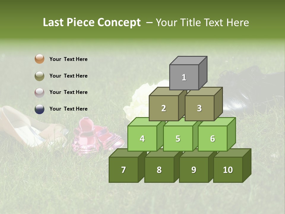 Blumen Hochzeitstraus Liebe PowerPoint Template