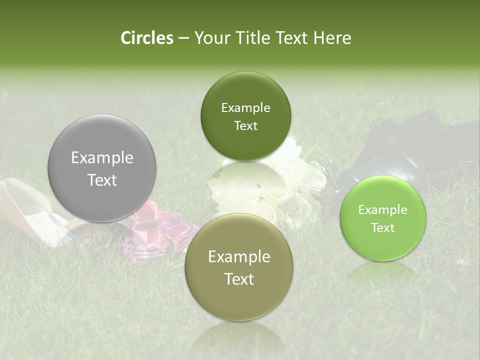 Blumen Hochzeitstraus Liebe PowerPoint Template