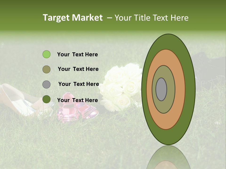 Blumen Hochzeitstraus Liebe PowerPoint Template