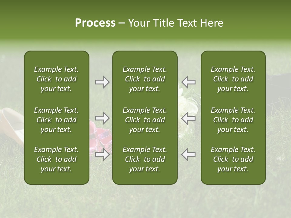 Blumen Hochzeitstraus Liebe PowerPoint Template