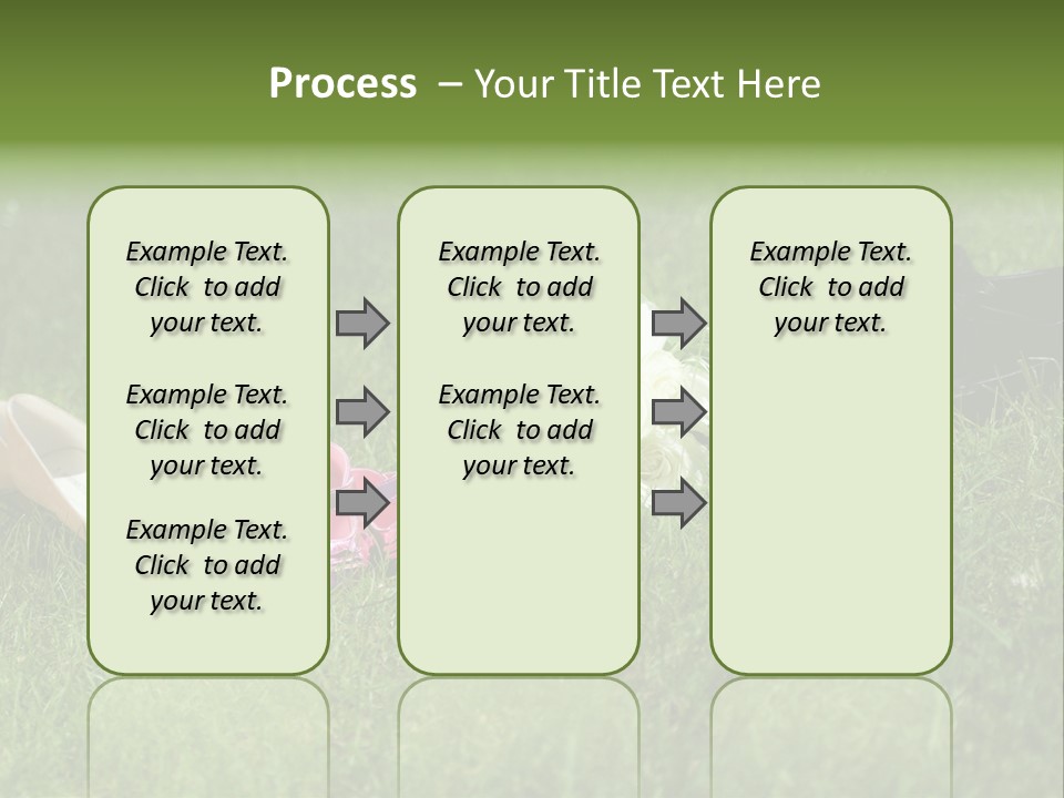 Blumen Hochzeitstraus Liebe PowerPoint Template