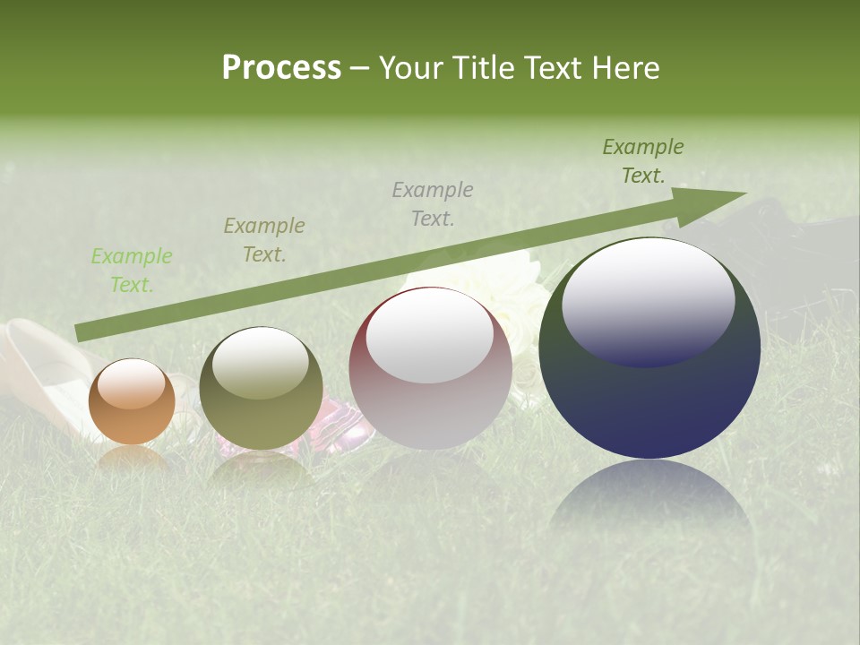 Blumen Hochzeitstraus Liebe PowerPoint Template