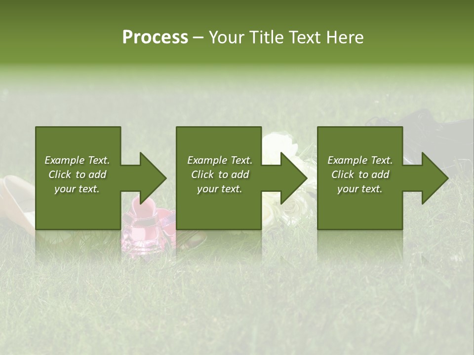 Blumen Hochzeitstraus Liebe PowerPoint Template