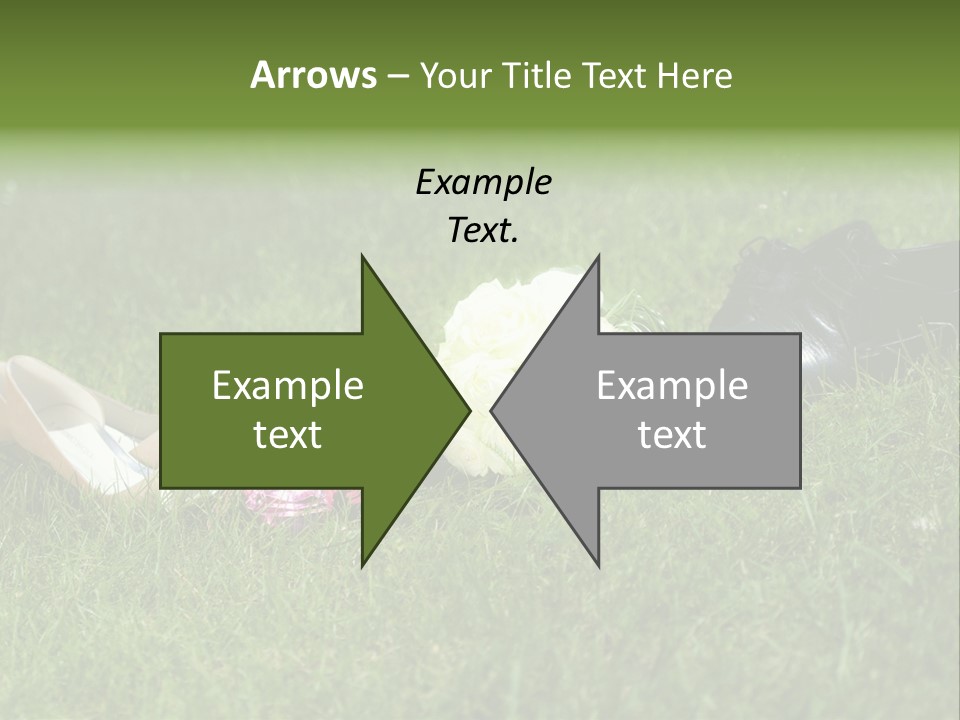 Blumen Hochzeitstraus Liebe PowerPoint Template