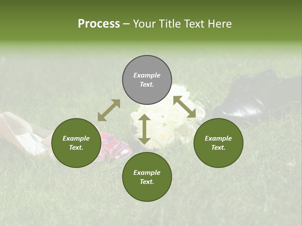 Blumen Hochzeitstraus Liebe PowerPoint Template