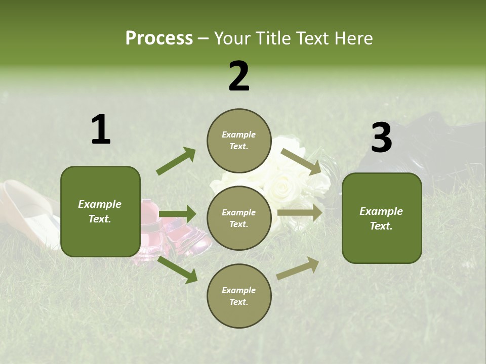 Blumen Hochzeitstraus Liebe PowerPoint Template