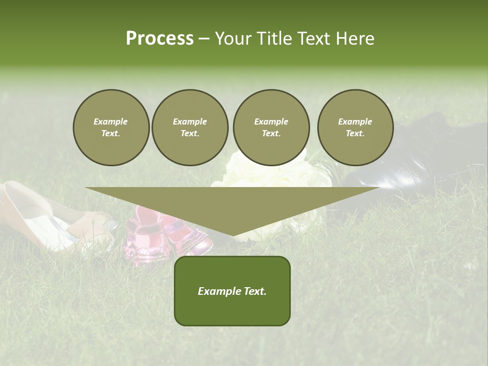 Blumen Hochzeitstraus Liebe PowerPoint Template
