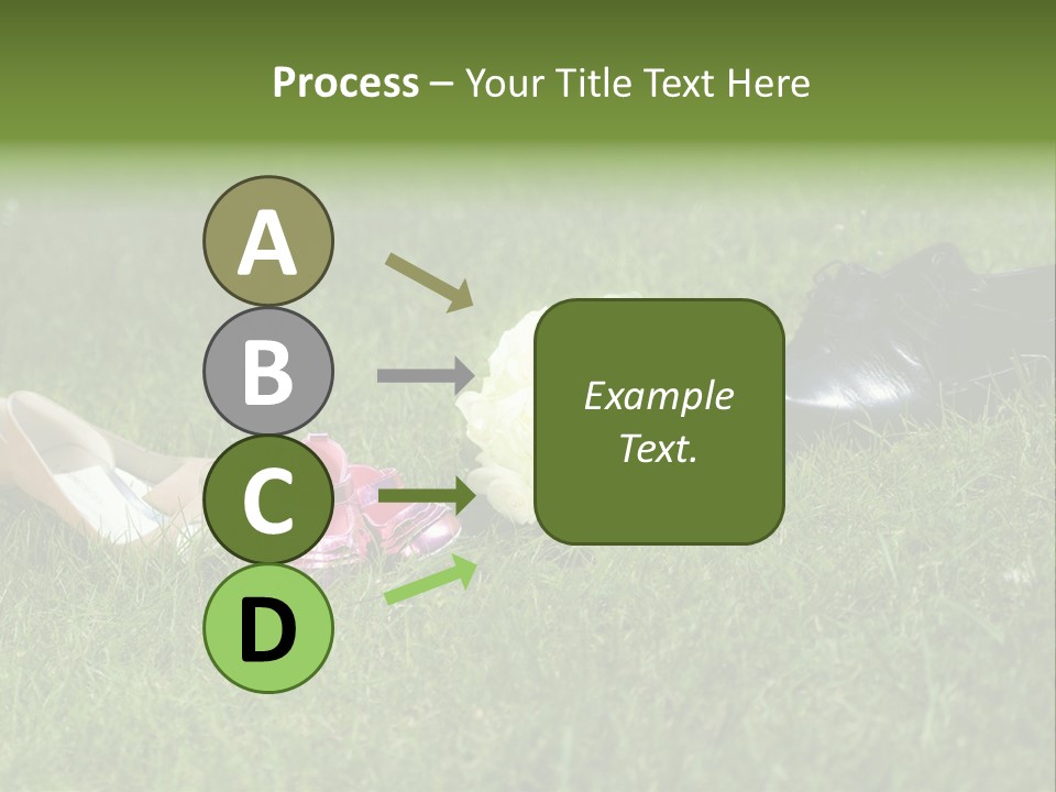 Blumen Hochzeitstraus Liebe PowerPoint Template