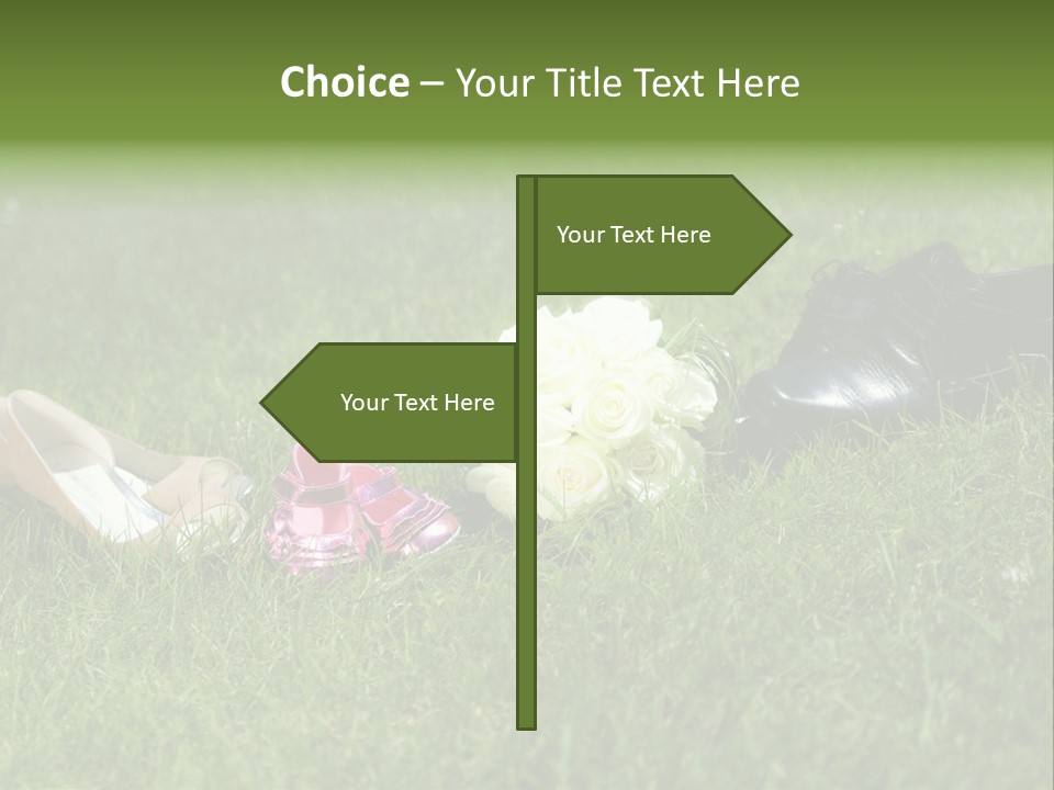 Blumen Hochzeitstraus Liebe PowerPoint Template