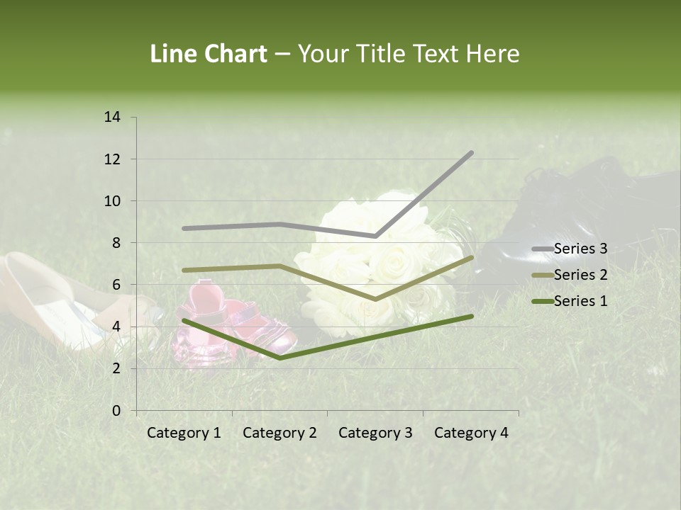 Blumen Hochzeitstraus Liebe PowerPoint Template