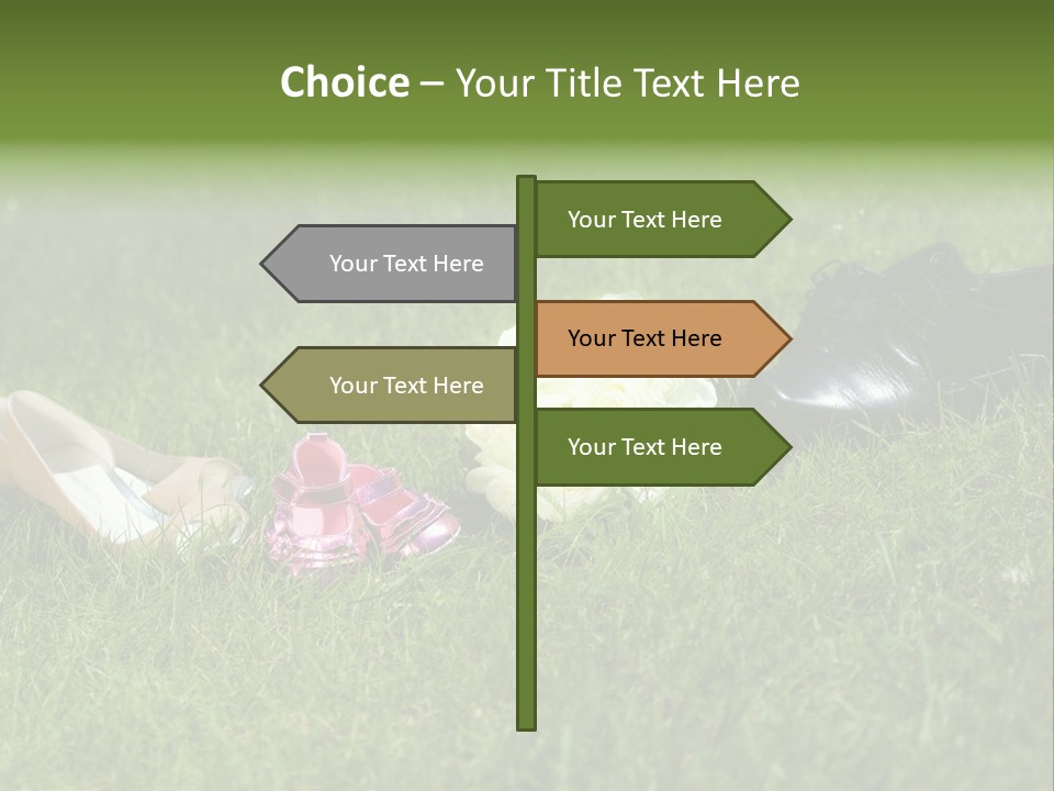 Blumen Hochzeitstraus Liebe PowerPoint Template