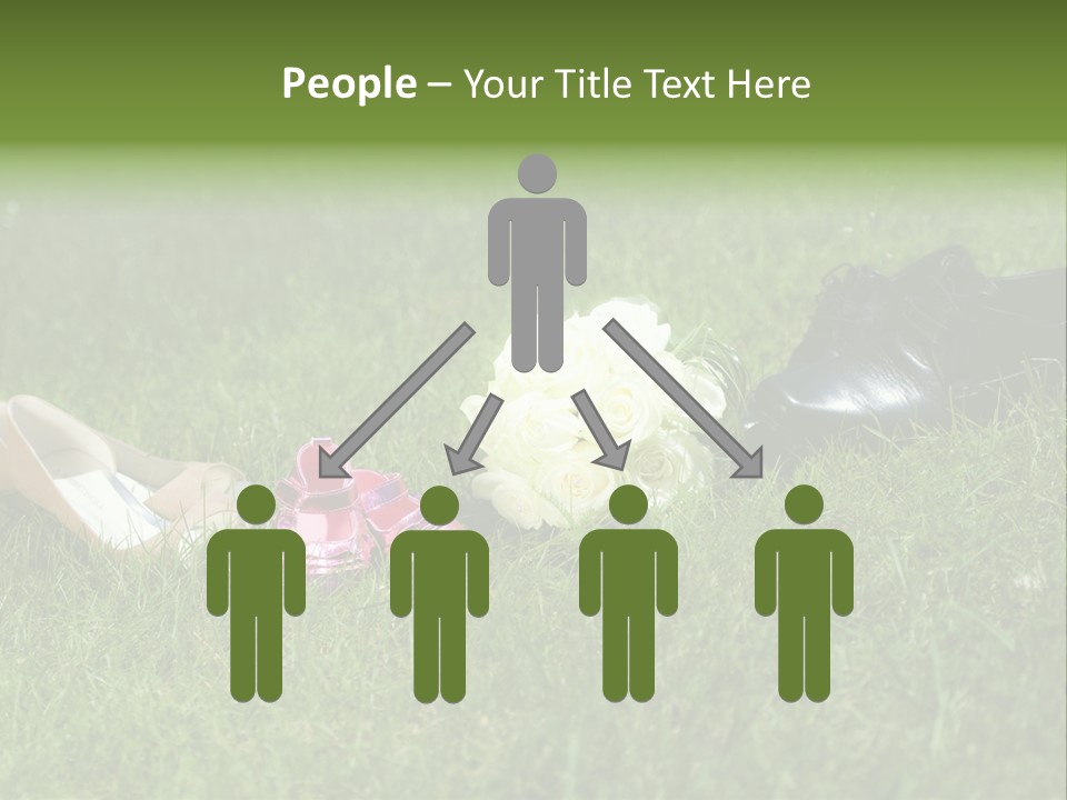 Blumen Hochzeitstraus Liebe PowerPoint Template