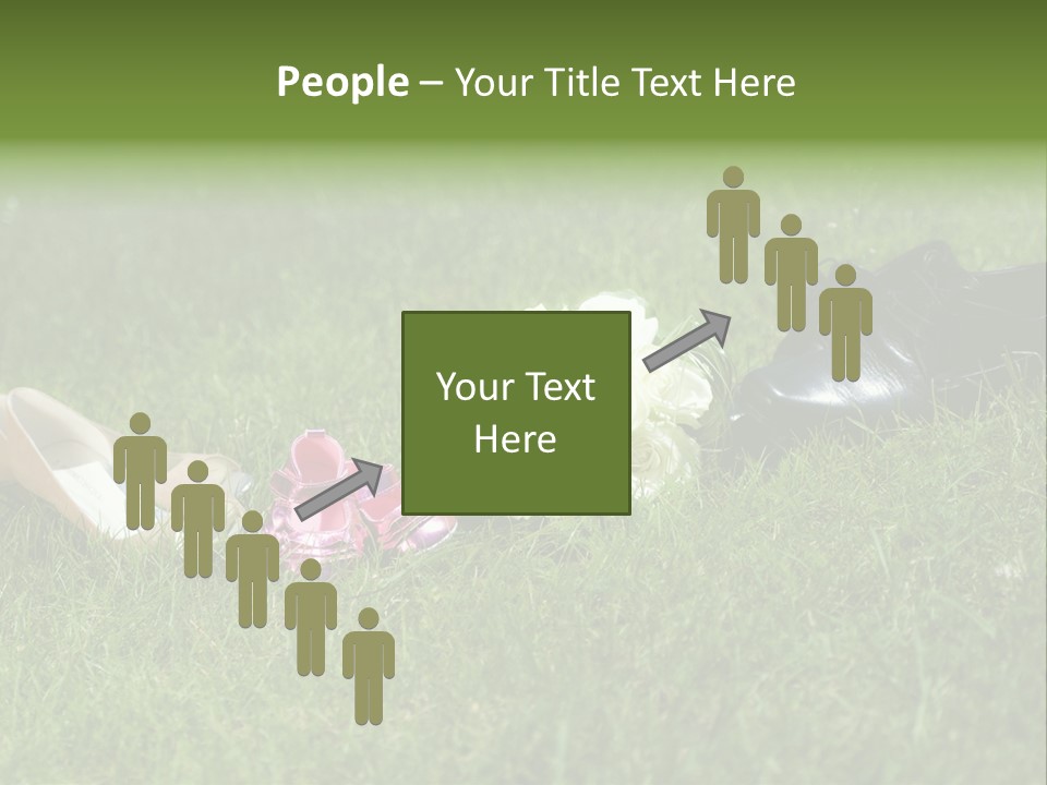 Blumen Hochzeitstraus Liebe PowerPoint Template