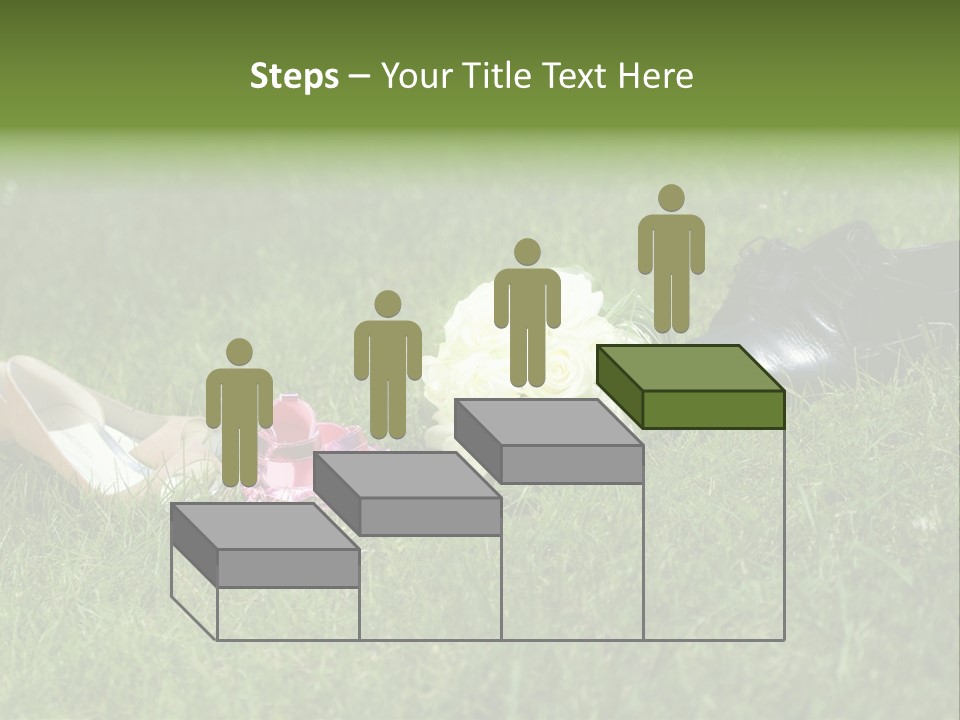 Blumen Hochzeitstraus Liebe PowerPoint Template