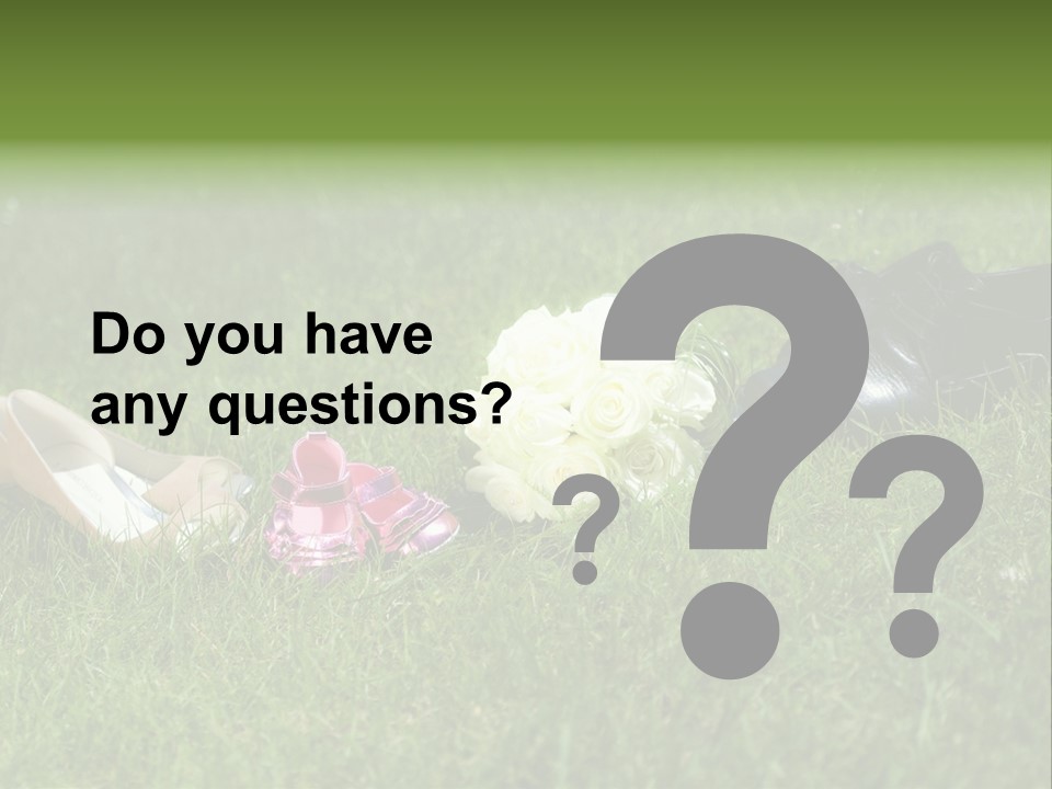 Blumen Hochzeitstraus Liebe PowerPoint Template