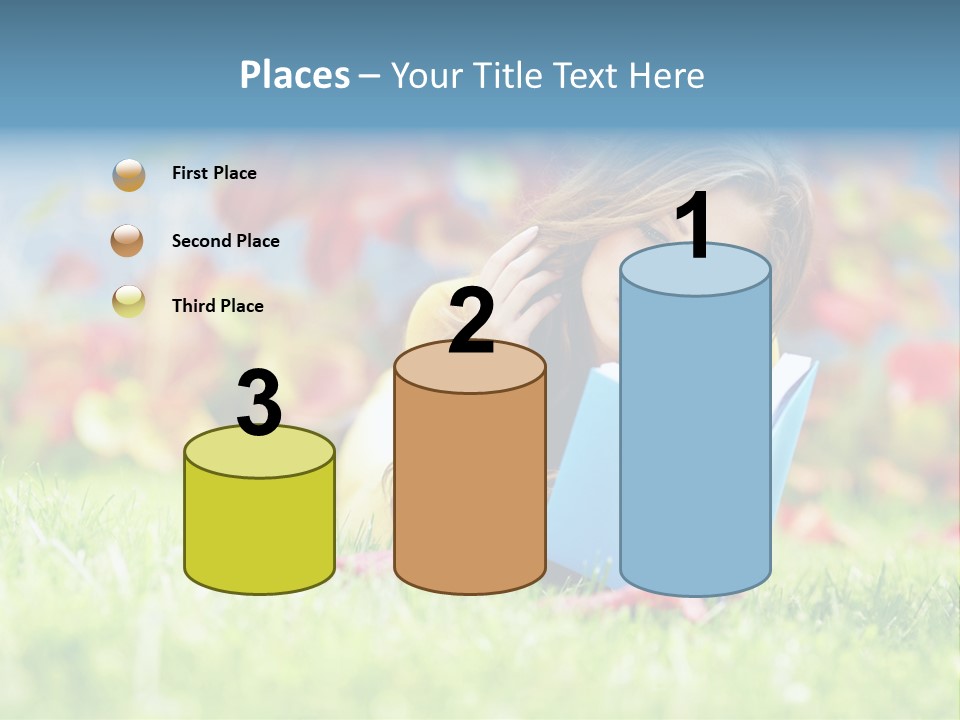 Sutumn Red Woman PowerPoint Template