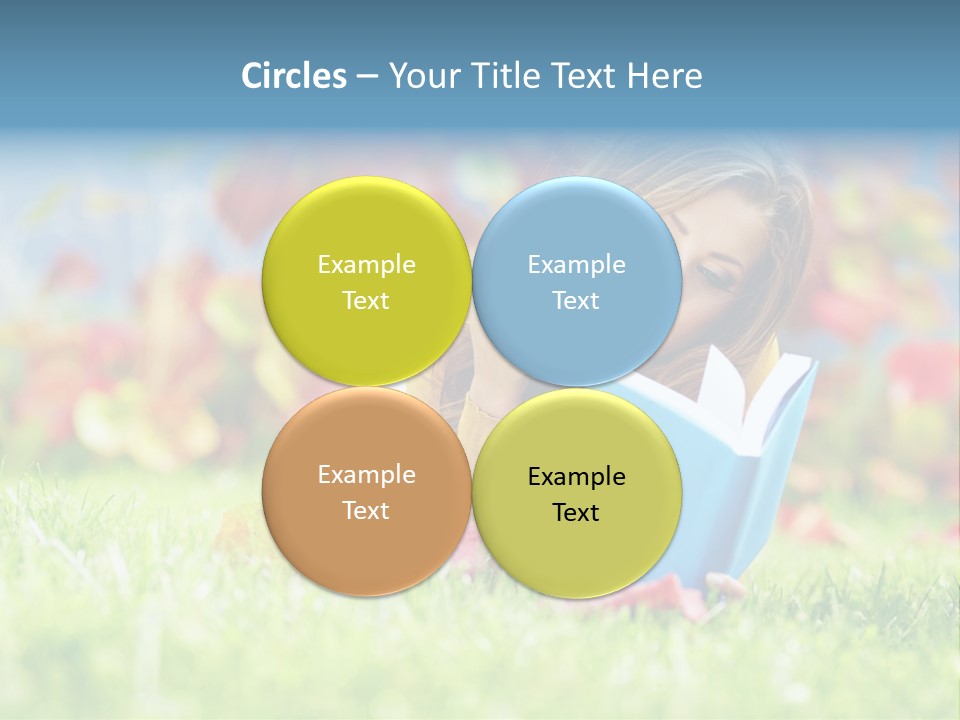 Sutumn Red Woman PowerPoint Template