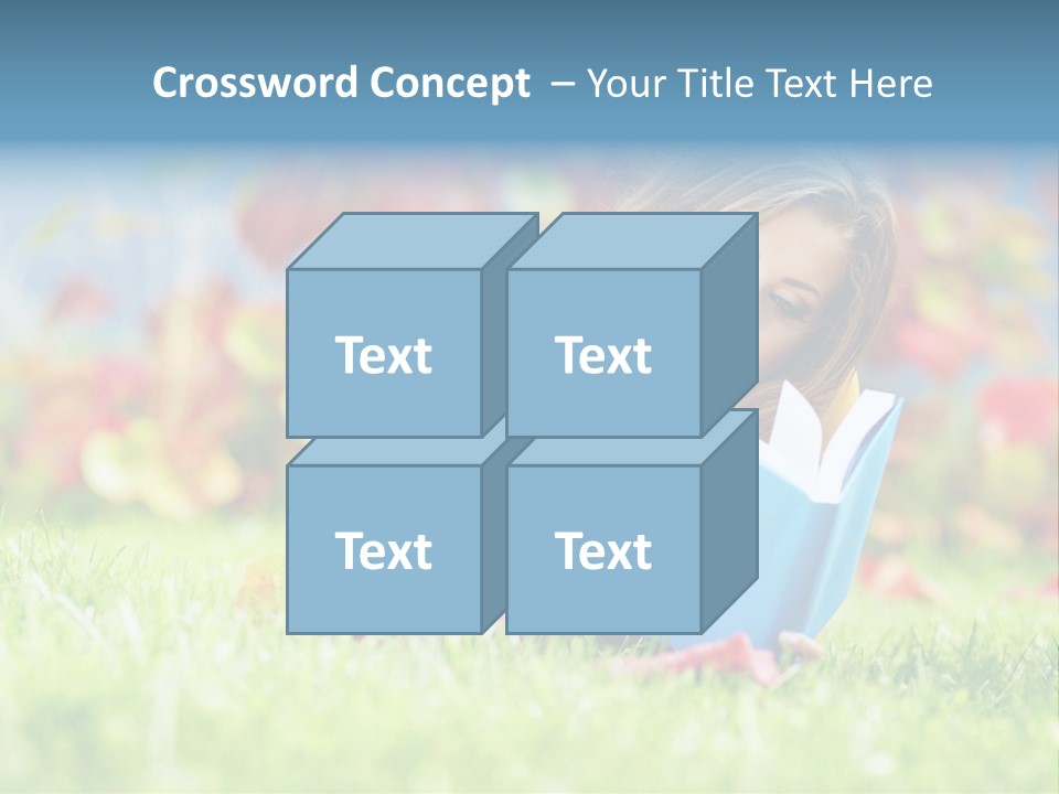 Sutumn Red Woman PowerPoint Template