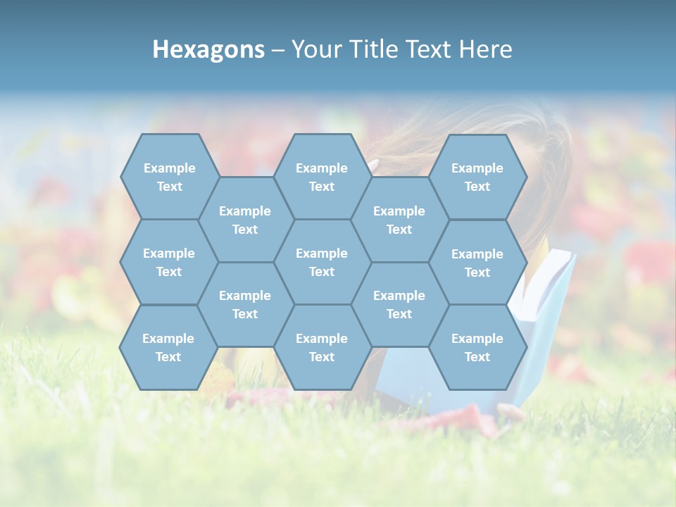 Sutumn Red Woman PowerPoint Template