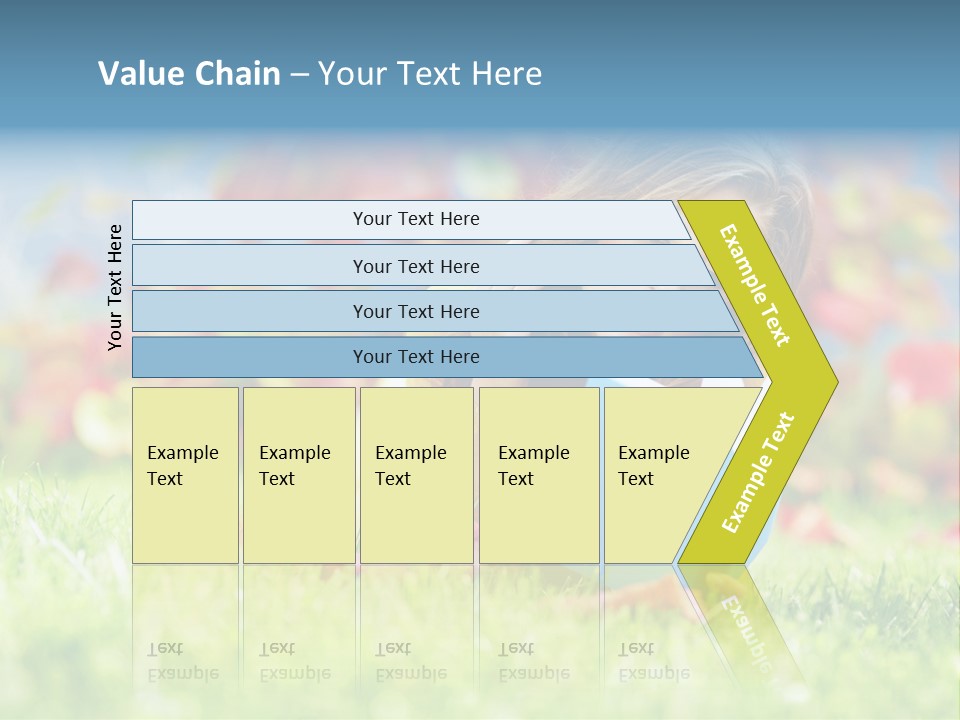 Sutumn Red Woman PowerPoint Template
