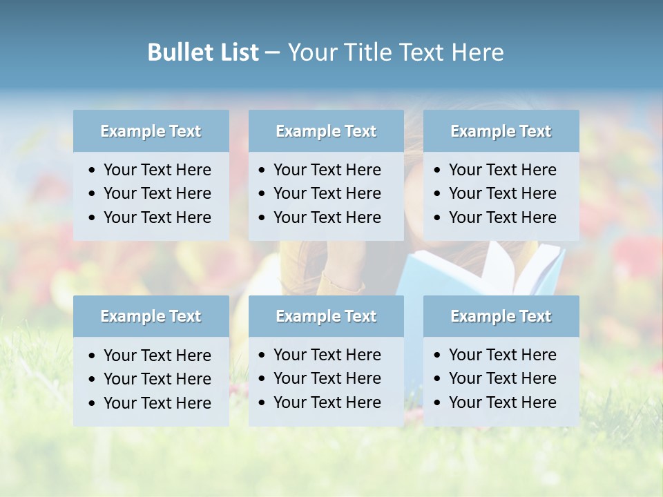 Sutumn Red Woman PowerPoint Template