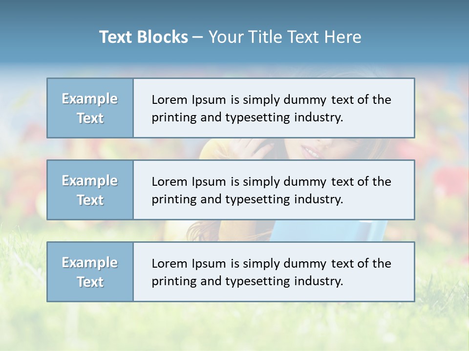 Sutumn Red Woman PowerPoint Template