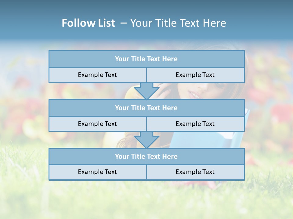Sutumn Red Woman PowerPoint Template