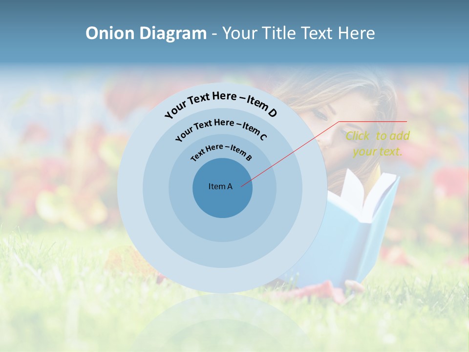 Sutumn Red Woman PowerPoint Template